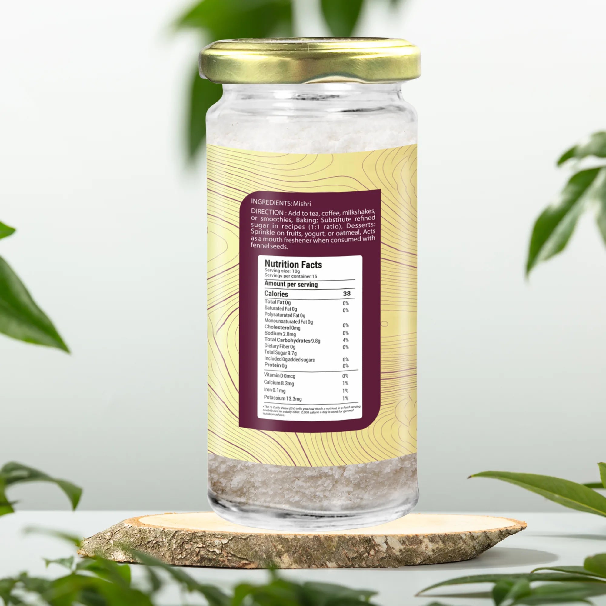 Crystal Sugar Powder 150 gm | 100% Natural Mishri Powder | No Added White Sugar | Body Heat Coolent