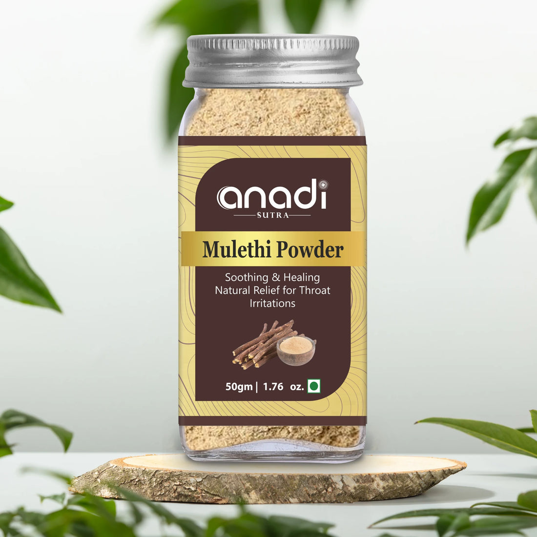Mulethi Powder 50 gm | Smart Sugar Alternative | Natural Relief For Throat Irritation | Respiratory Well-Being