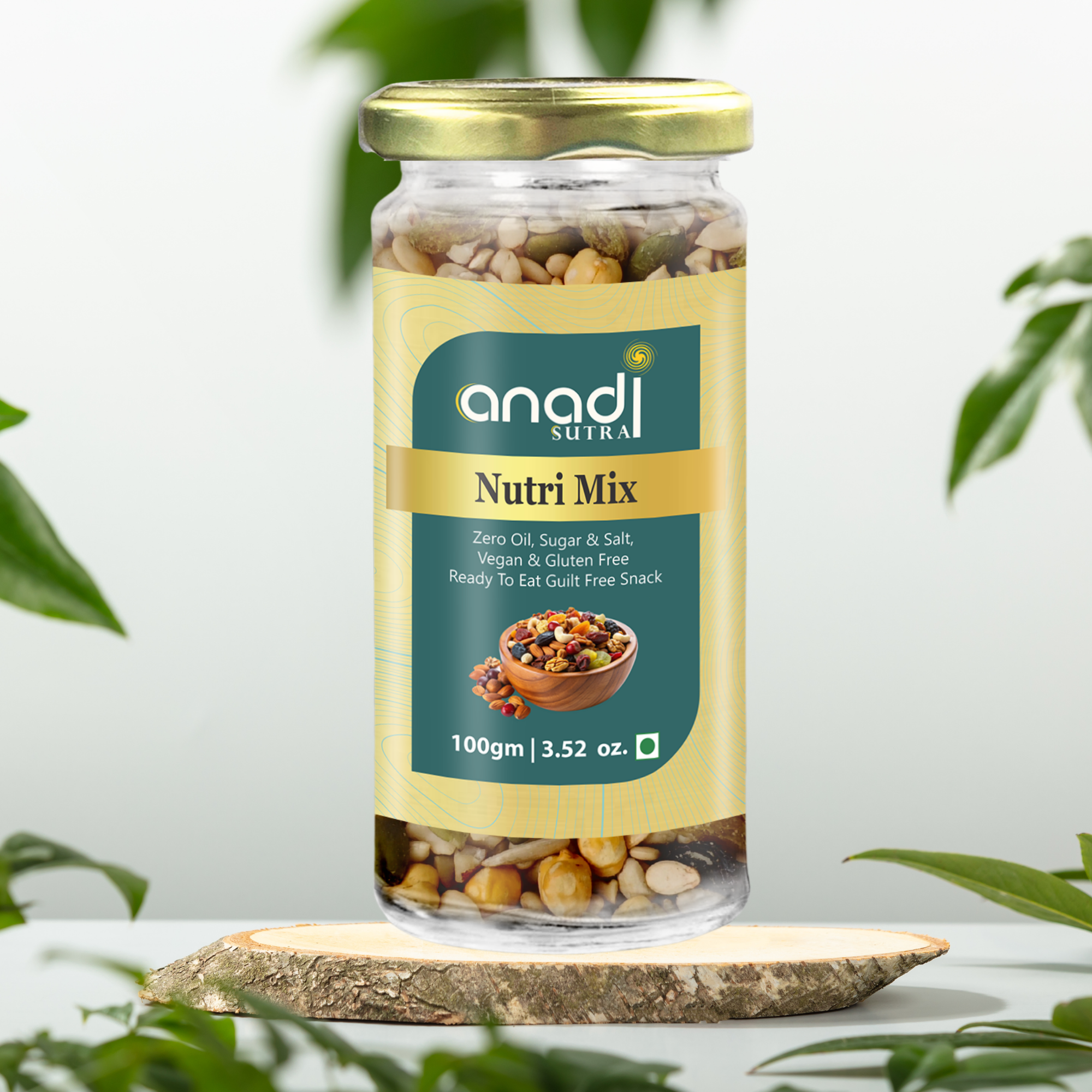 Nutri Seeds 100 gm | 9 powerful seeds, nuts, and dry fruits | Guilt Free Healthy Snack | Vegan & Gluten Free