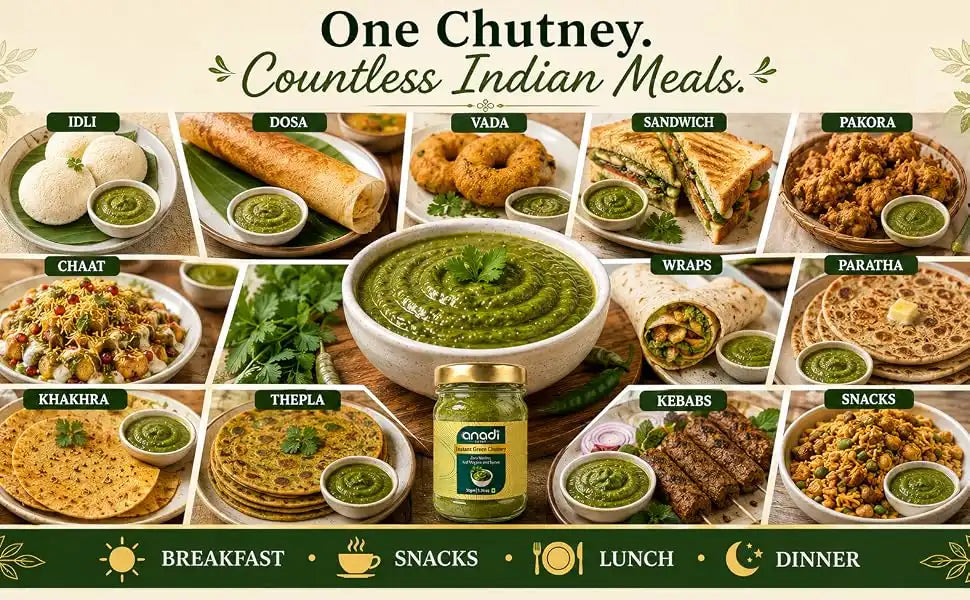 Instant Green Chutney | 50 gm
