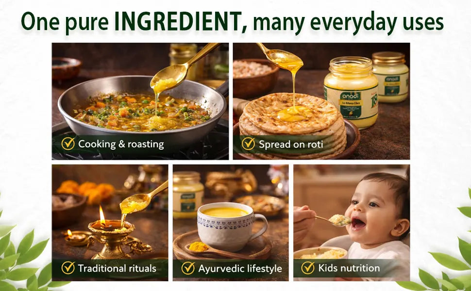 A2 Bilona Ghee | 20 ML | 250 ML | 500 ML | 1 L