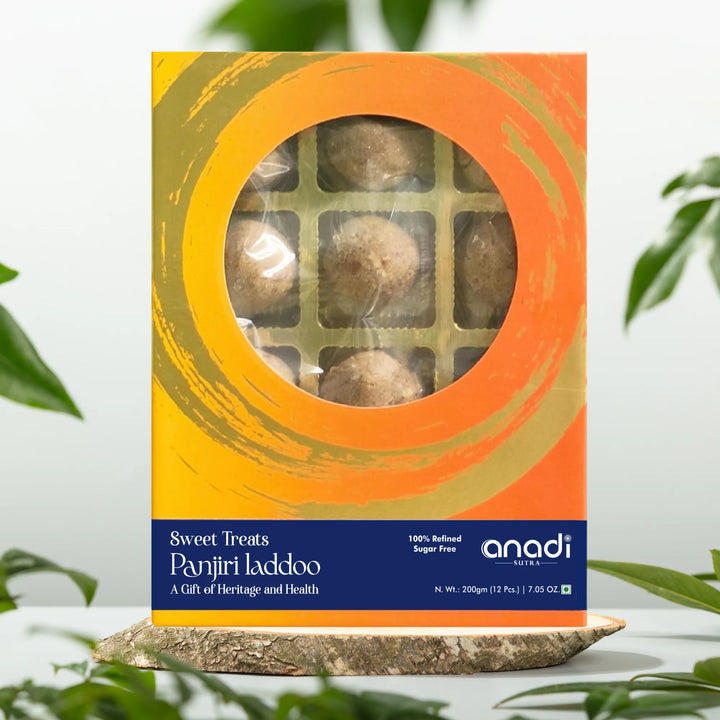 Panjiri Ladoo 200 gm | Made with Coriander Seeds Powder | Pure Home Made Taste | No Refined Sugar | Balancing Doshas, Nutritional Fortification, Postpartum Nourishment