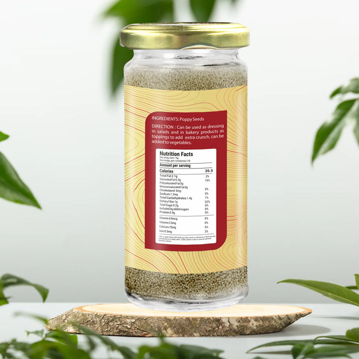 Poppy Seeds 150 gm | Khus Khush / Posto | improves Better Sleep