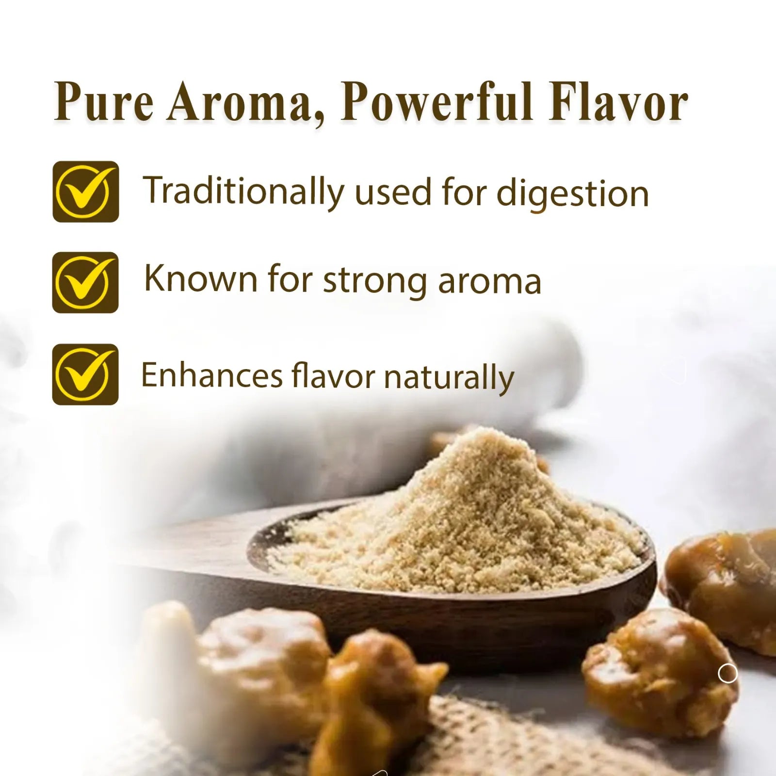 Raw Hing 5 gm, 10 gm | High Potent Afghan Hing / Asafoetida | Perungayam Powder