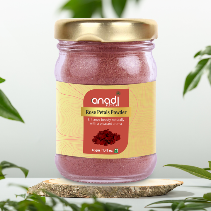 Rose Petal Powder 40 gm | Desi Gulab | Beauty Enhancer Face Pack | High Aroma | Natural Rose Syrup Delight, Preservative Free