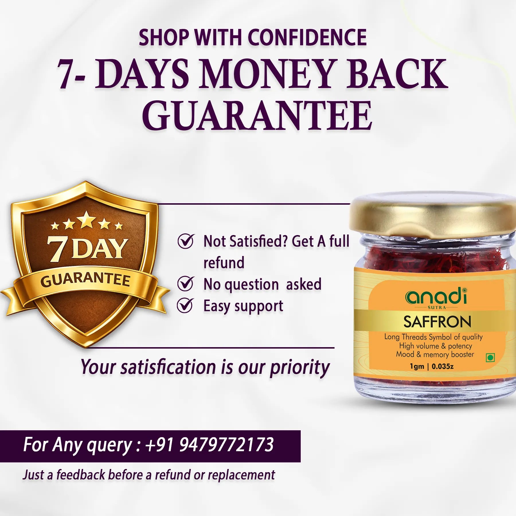 Kashmiri Saffron | 1 gm