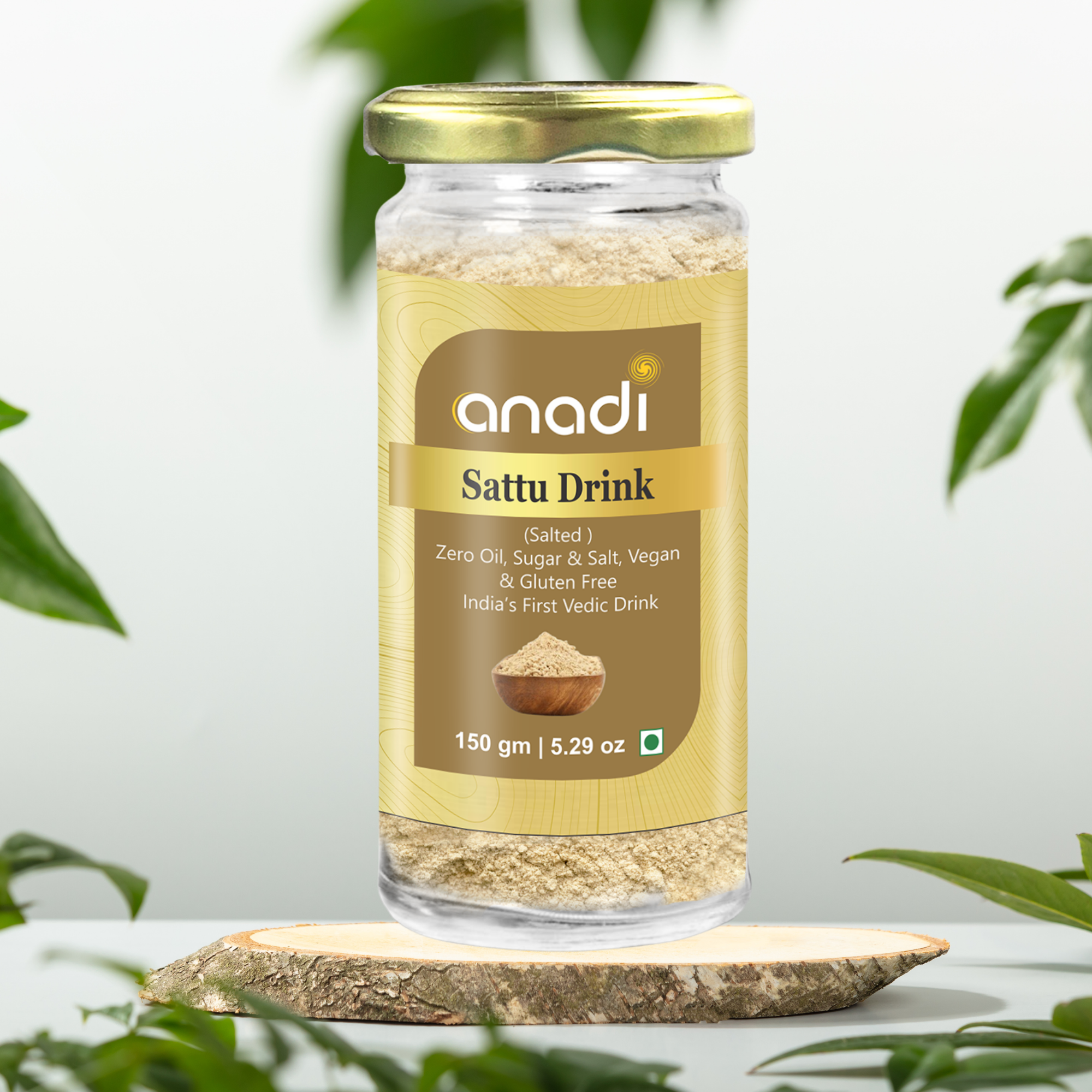 Sattu Drink Premix 150 gm | Salted Flavor | Pure Chana Sattu Drink | Rich in Protein & Fiber | Goodness of Black Salt