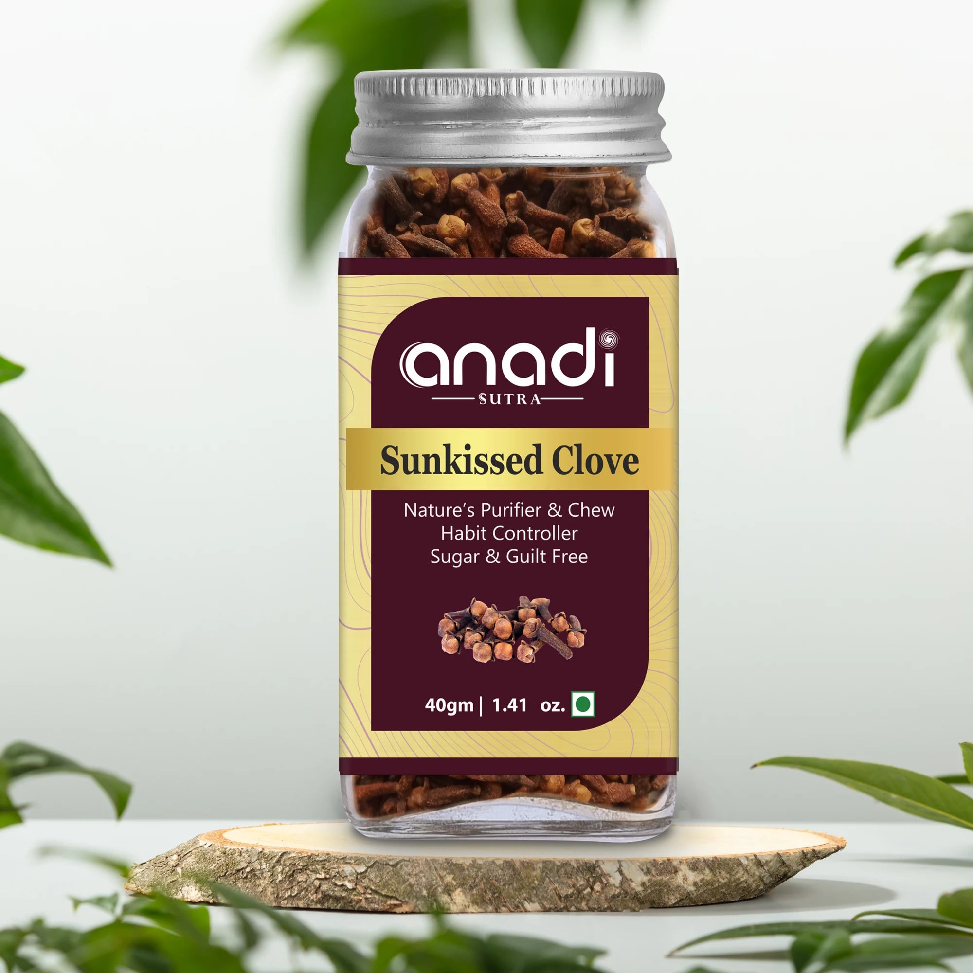 Sunkissed Roasted Clove 40 gm | Water Purifier | Chew Habit Controller | Travelling Essential | Cough & Cold Regulator