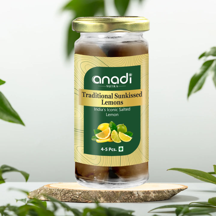 SunKissed Lemon 4 - 5 Pieces |  Traditional Salted Lemon |  Alleviate Nausea & Stomach Discomfort | Stimulates Saliva Production | Essential for Digestion