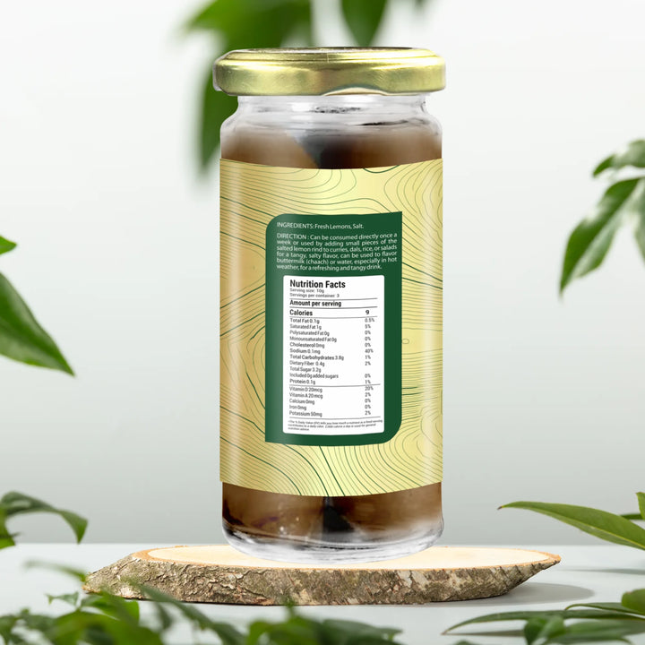 SunKissed Lemon 4 - 5 Pieces |  Traditional Salted Lemon |  Alleviate Nausea & Stomach Discomfort | Stimulates Saliva Production | Essential for Digestion