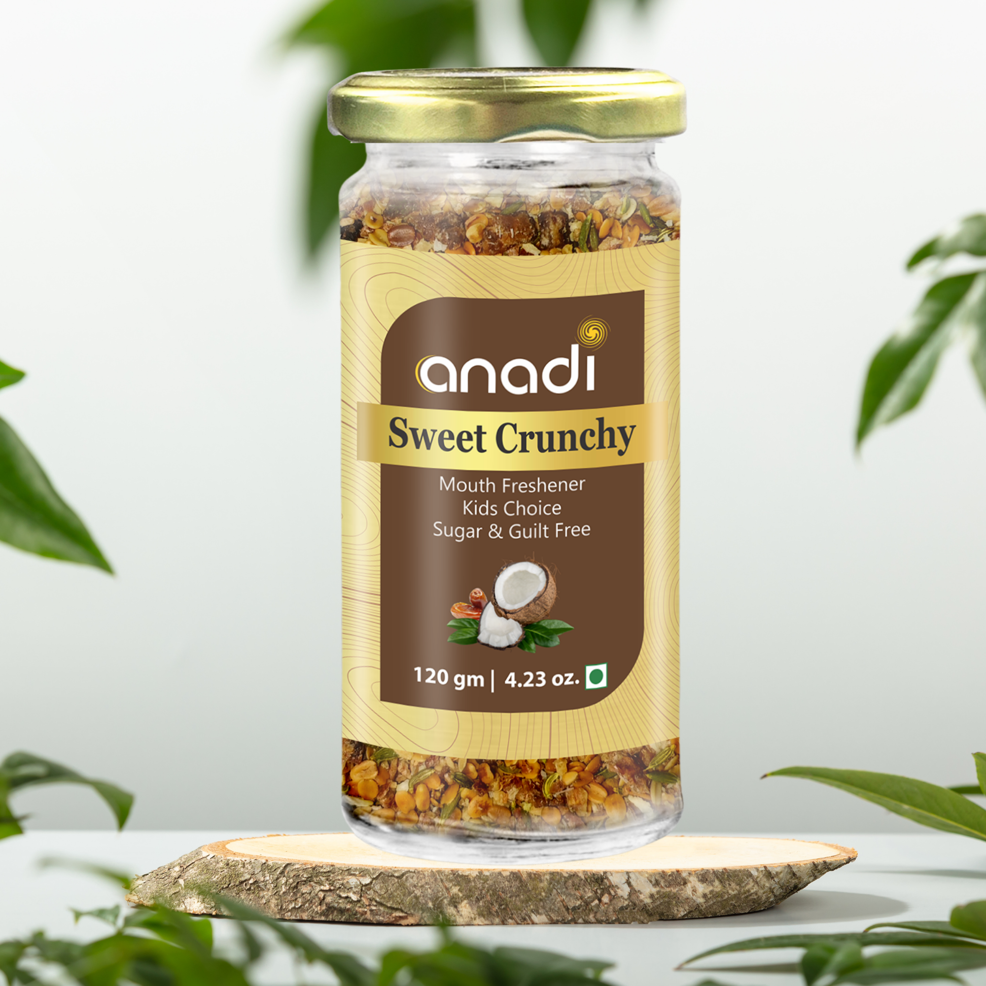 Sweet Crunchy 120 gm | Mood Enhancer | Support Relief From Spicy Food | Ancient Mouth Freshener