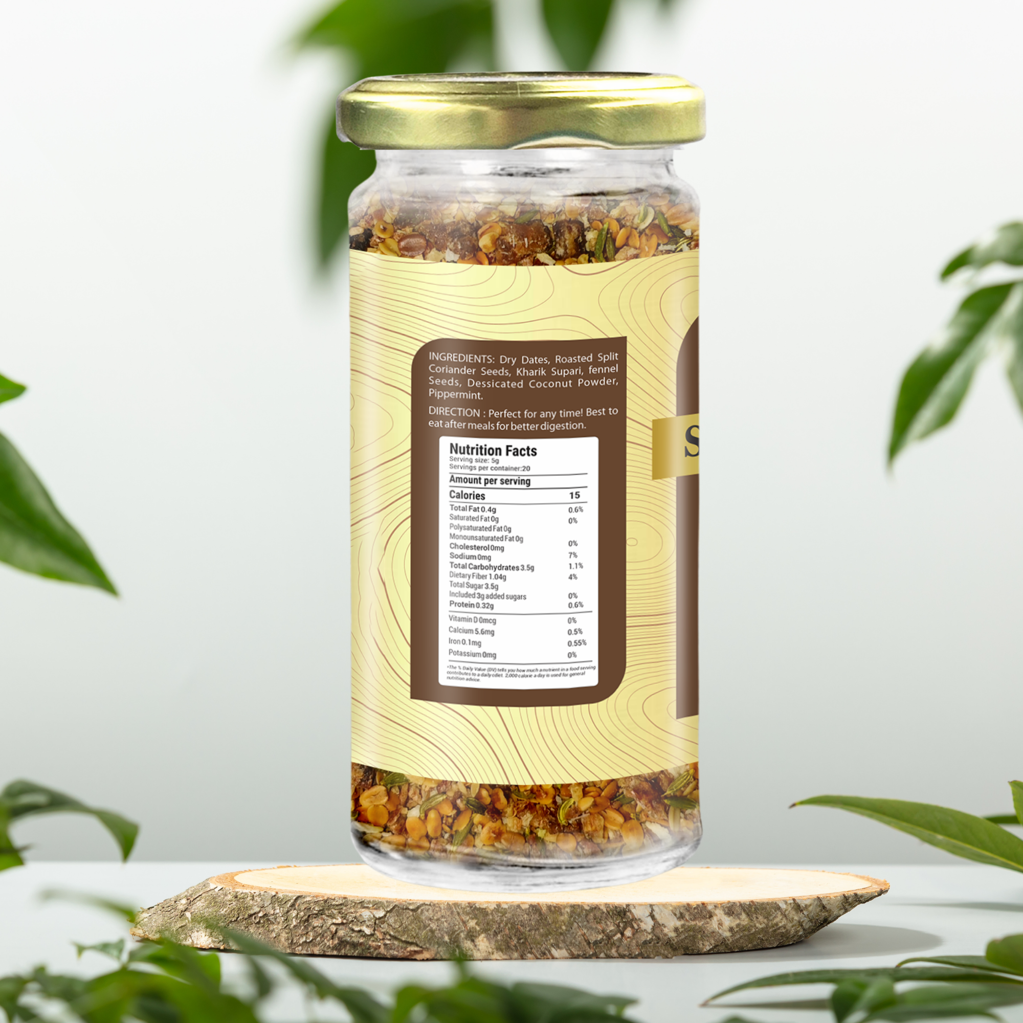 Sweet Crunchy 120 gm | Mood Enhancer | Support Relief From Spicy Food | Ancient Mouth Freshener