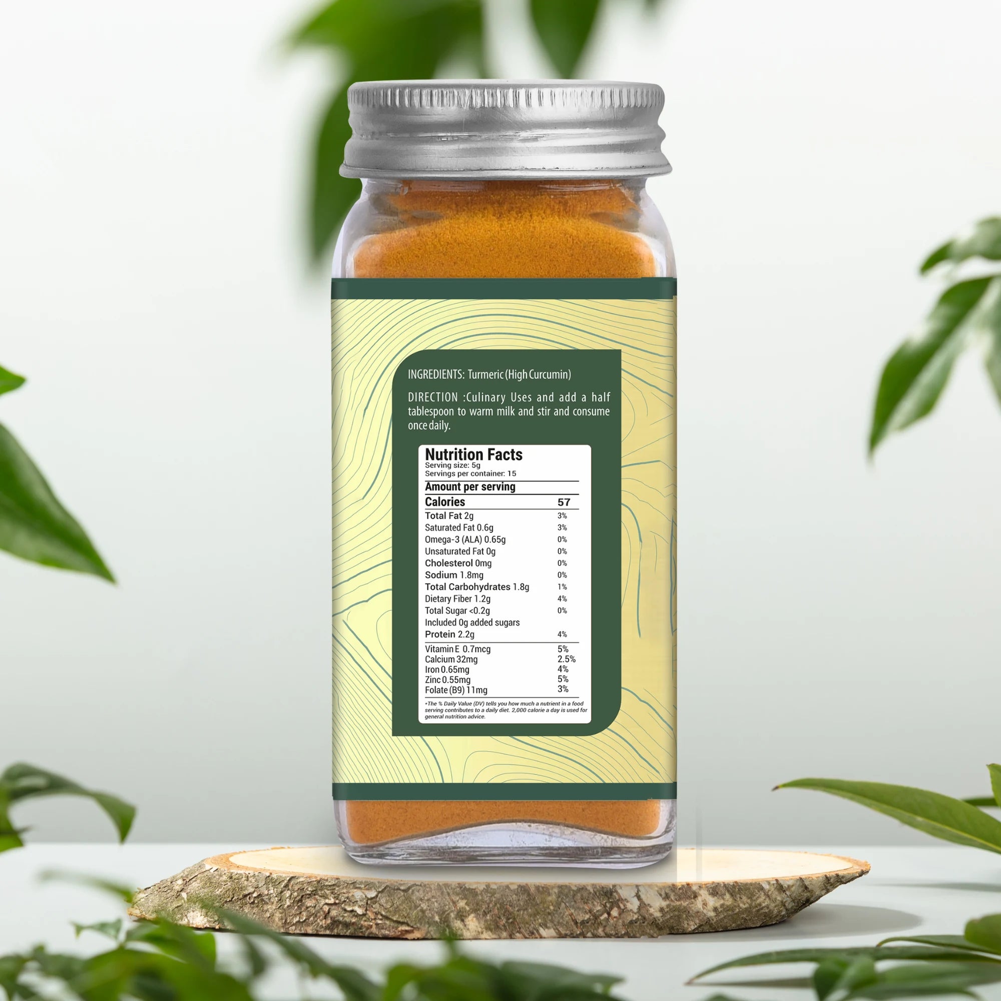 Turmeric Powder 50gm | World’s Best Pure High Curcumin Haldi | No Harmful Food Colors, Chemicals