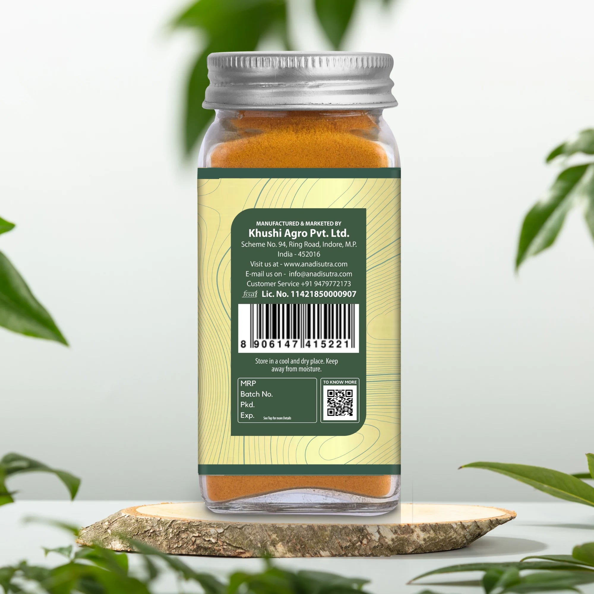 Turmeric Powder 50gm | World’s Best Pure High Curcumin Haldi | No Harmful Food Colors, Chemicals