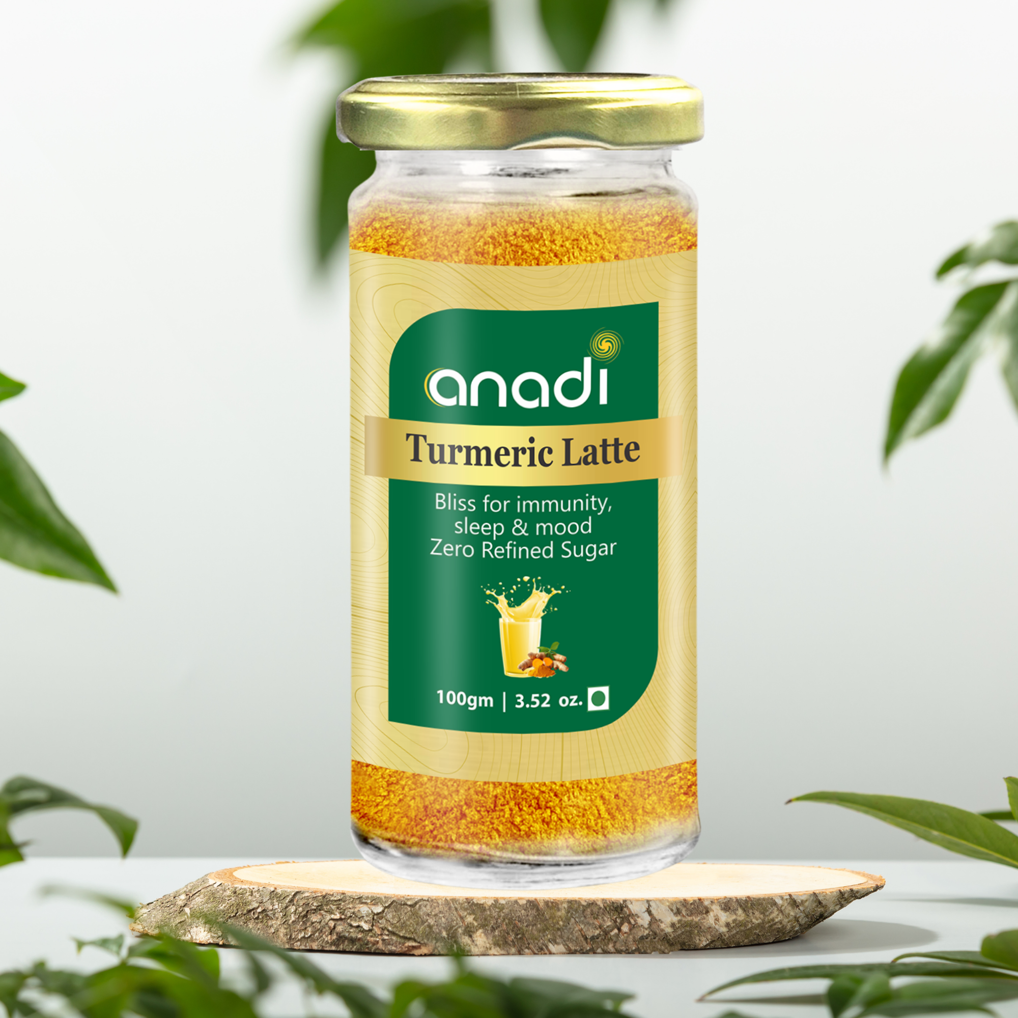 Turmeric Latte 100 gm | Superior Quality Red Turmeric, Mamra Almonds | Multi-functional Drink