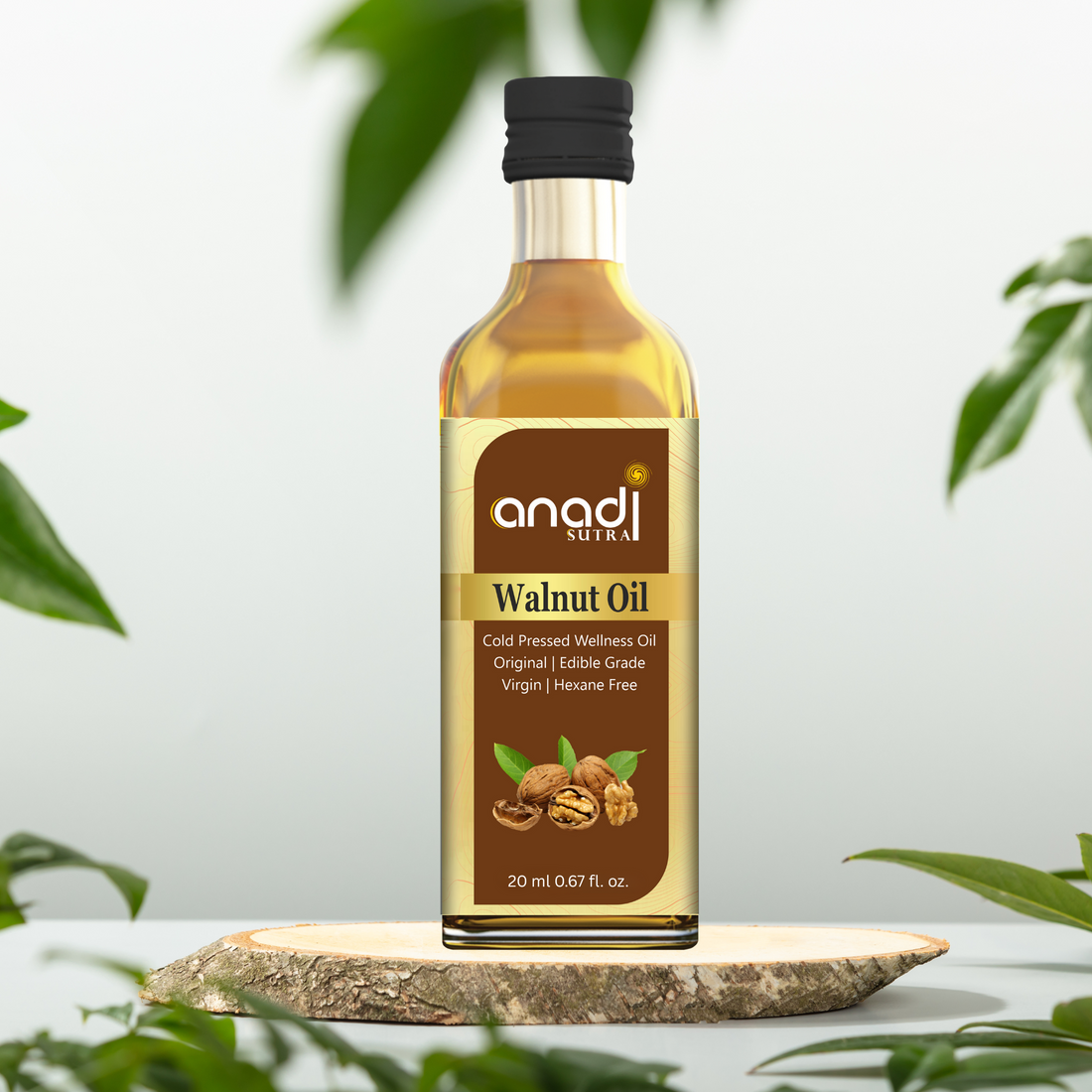 Walnut Oil 20 ml | 100% Pure Cold Crushed Oil |  Accelerates Hair Growth