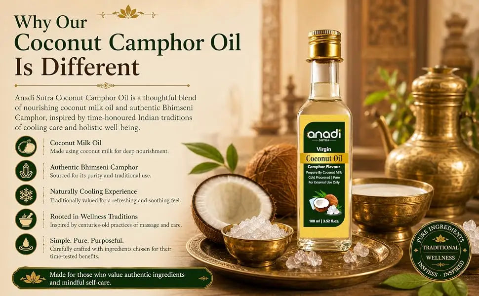 Virgin Coconut Camphor Oil | 20 ml | 100 ml